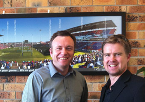 Presenting Craig with a Boardroom Display